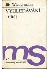 kniha Vyhledávání, SNTL 1991