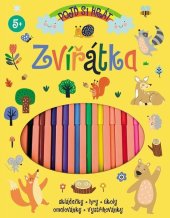 kniha Pojď si hrát Zvířátka skládačky, hry, úkoly, omalovánky, vystřihovánky, Slovart 2024