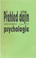 kniha Přehled dějin psychologie, Univerzita Palackého 2000