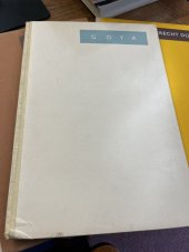 kniha Goya [Výbor obrazů, Melantrich 1938
