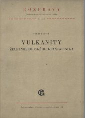 kniha Vulkanity železnobrodského krystalinika, Československá akademie věd 1962