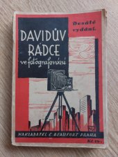 kniha Davidův rádce ve fotografování Lehce srozumitelná učebnice pro fotografy amatéry, E. Beaufort 1932