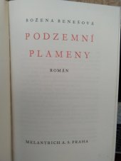 kniha Podzemní plameny Kniha druhá] [Trilogie 1914-1918., Melantrich 1939
