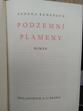 kniha Podzemní plameny Kniha druhá] [Trilogie 1914-1918., Melantrich 1939