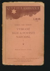 kniha Vybrané báje a pověsti národní jiných větví slovanských. [Sv.] 3, - Jižní slovanské, J. Otto 1907