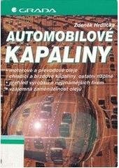 kniha Automobilové kapaliny, Grada 1996