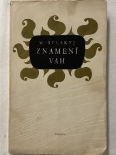 kniha Znamení vah Výbor z díla, Práce 1947