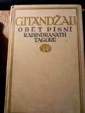 kniha Gitándžali (Oběť písní), J. Šnajdr 1918