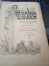 kniha Švanda Dudák Poutník humoristický, Ročník XIII., F. Topič 1894