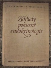 kniha Základy pokusné endokrinologie, SZdN 1957