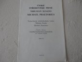 kniha České středověké písně pro trubku nebo klarinet a klavír, Ared  1997