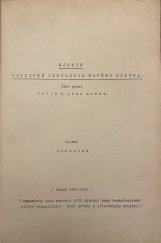 kniha Nástin biblické theologie Nového zákona. Část první, - Ježíš a jeho zvěst, Synodní rada českobratrské církve evangelické 1942