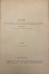 kniha Nástin biblické theologie Nového zákona. Část první, - Ježíš a jeho zvěst, Synodní rada českobratrské církve evangelické 1942