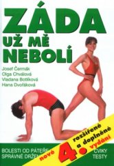 kniha Záda už mě nebolí, Vašut 2000