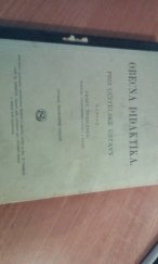 kniha Obecná didaktika pro učitelské ústavy, Bedřich Stýblo 1929