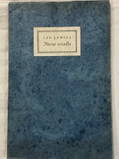 kniha Noční zrcadlo Básně, s.n. 1931