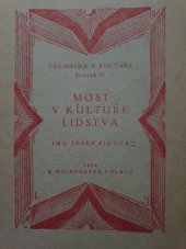 kniha Most v kultuře lidstva, Weinfurter 1918