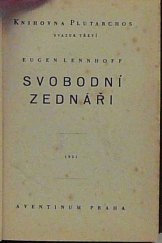 kniha Svobodní zednáři, Aventinum 1931