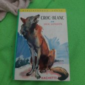 kniha Croc Blanc White  Fang ilustrations de Jacques Pecnard, Hachette 1945