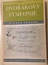 kniha Dvořákovy symfonie Charakteristika a rozbory, Hudební Matice Umělecké Besedy 1948