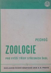 kniha Zoologie pro vyšší třídy středních škol, Česká grafická Unie 1937