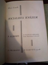 kniha Socialista knězem, [Šlépěje života] 1928