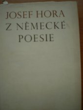 kniha Z německé poesie, Československý spisovatel 1954