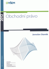 kniha Obchodní právo, Vysoká škola ekonomie a managementu 2012