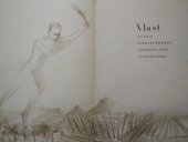 kniha Vlast tři básně Otakara Theera, Antonína Sovy, Viktora Dyka, Grafický umělecký ústav V. Neuberta a synů 1936