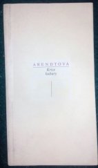 kniha Krize kultury čtyři cvičení v politickém myšlení, Mladá fronta 1994