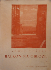 kniha Balkon na obloze [román ve verších], EMNA, edice mladých národních autorů, Vladislav E. Coufal 1941