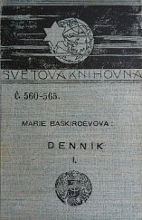 kniha Denník Marie Baškircevové 1., J. Otto 1907