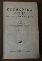 kniha Kuchařská kniha pro venkovské hospodyně, Neubert 1924