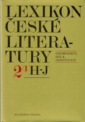 kniha Lexikon české literatury osobnosti, díla, instituce., Academia 1993
