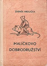 kniha Malíčkovo dobrodružství pohádka, Jaroslav Tožička 1941