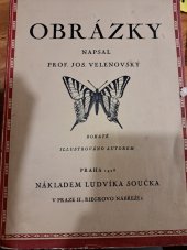 kniha Obrázky, Ludvík Souček 1928