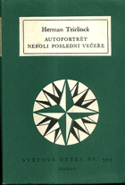 kniha Autoportrét neboli Poslední večeře, Odeon 1981