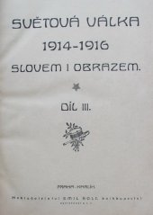 kniha Světová válka 1914-1915 slovem i obrazem, E. Šolc 