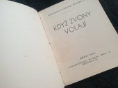 kniha Když zvony volají, Plamen 1939