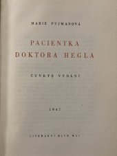 kniha Pacientka doktora Hegla, Literární klub Máj 1947