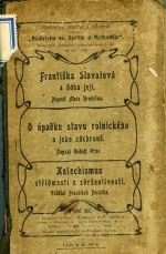 kniha O úpadku stavu rolnického a jeho záchraně, Dědictví sv. Cyrilla a Methoděje 1902