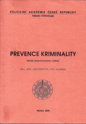 kniha Prevence kriminality, Policejní akademie České republiky 2005