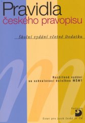kniha Pravidla českého pravopisu Školní vydání včetně Dodatku, Fortuna 2004