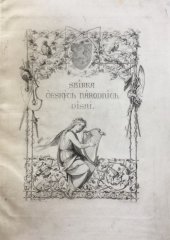 kniha Sbírka českých národních písní, s.n. 1844