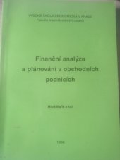 kniha Finanční analýza a plánování v obchodních podnicích, Vysoká škola ekonomická 1996