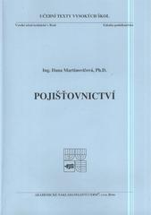 kniha Pojišťovnictví, Akademické nakladatelství CERM 2009