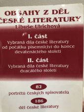 kniha Obsahy z děl české literatury, JaS 2000
