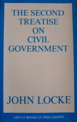 kniha The second Treatise on Civil Government, Prometheus Books  1986