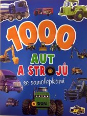 kniha 1000 aut a strojů se samolepkami, Sun 2016