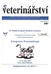 kniha XIth Middle European Buiatrics Congress & 5th Symposium of the European College of Bovine Health Management congres proceedings : 17-19 June, 2010, Brno, Czech Republic, University of Veterinary and Pharmaceutical Sciences 2010